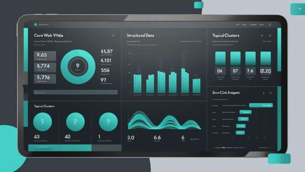 Future-ready SEO strategies like Core Web Vitals and structured data for new sites.