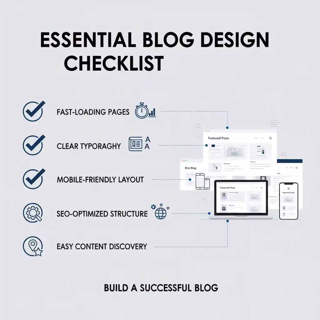 Blog website design checklist